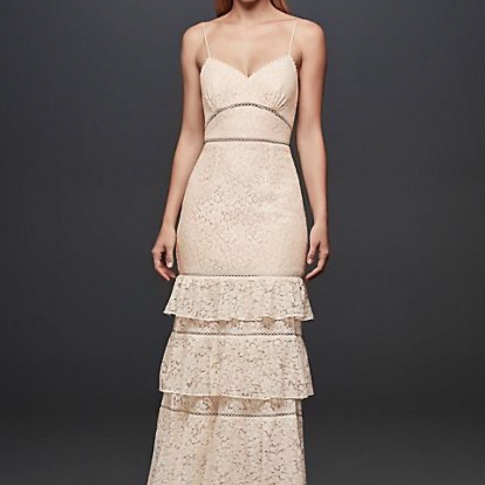 David's Bridal Boho Wedding Dress